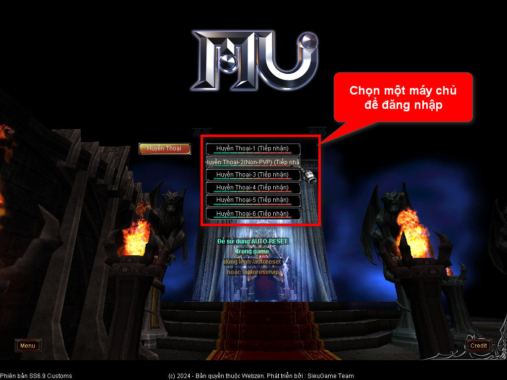 Chức năng chính của Game MU Thời Đại