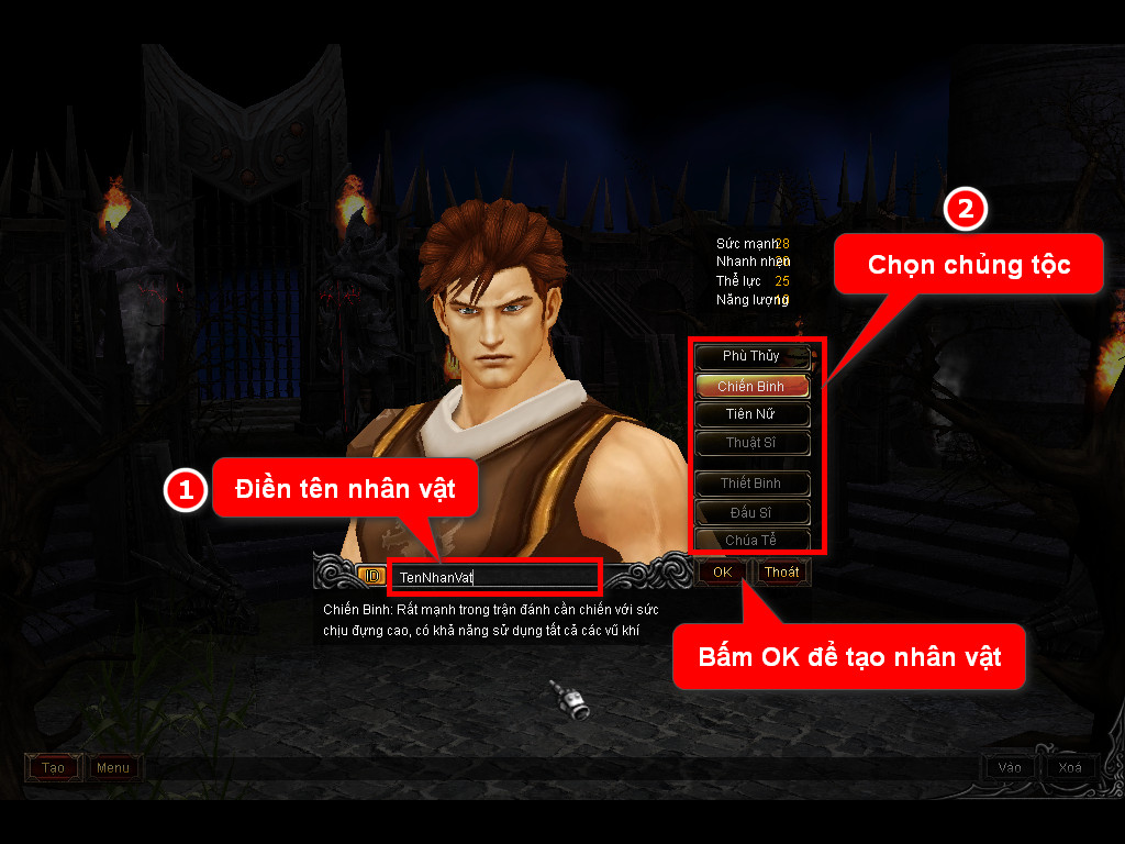 Chức năng chính của Game MU Thời Đại
